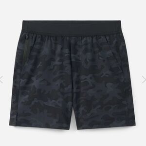 Ten Thousand Interval Short In Black Camo 7” inseam